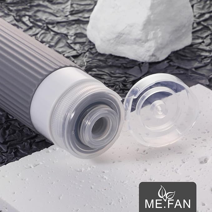 ME.FAN Travel Bottles for Toiletries, TSA Approved 3oz Silicone Journey Size - Image 3