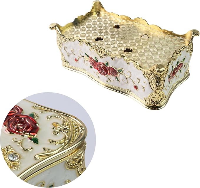 Geesatis Tissue Box Cover, Rectangle Tissue Box Holder, Rectangular Napkin - Image 4