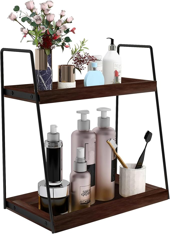 Dorhors 2 Tier Bathroom Counter Organizer Storage, Vanity Organizer by Dorhors