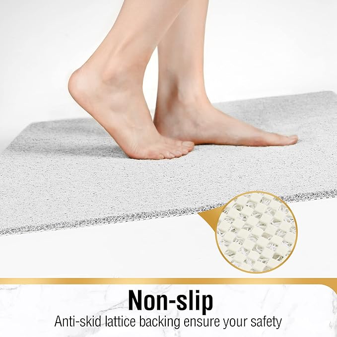 HITSLAM Shower mat Non Slip, 24 x 32 Inch Bathtub Mat Non Slip - Image 2