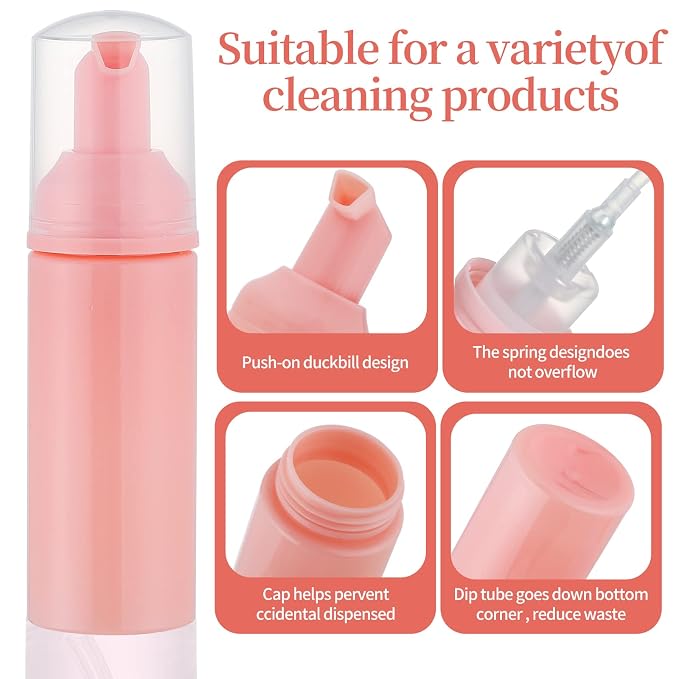 36 pcs 2oz Empty Foam Soap Dispensers Bottle Lash Cleanser Bottles Refillable - Image 4