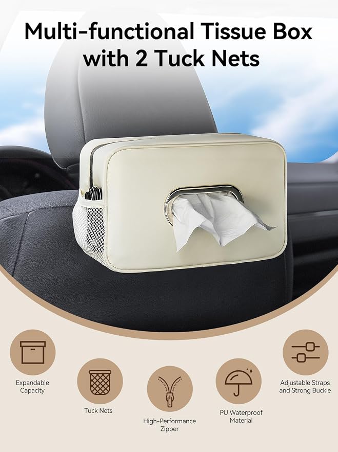 Multi-Functional Car Tissue Holder - Image 3