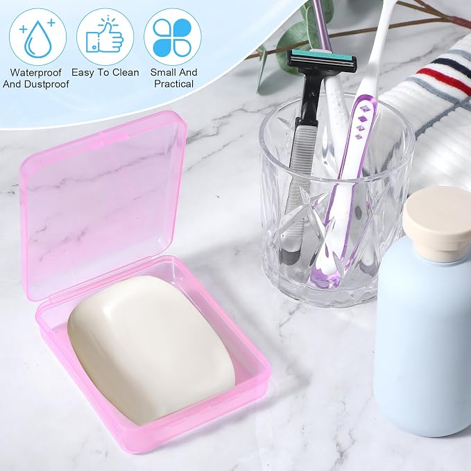 Portable Travel Cotton Pad Holder 3 Pcs Travel Qtips Case Cotton Pad Holder - Image 6