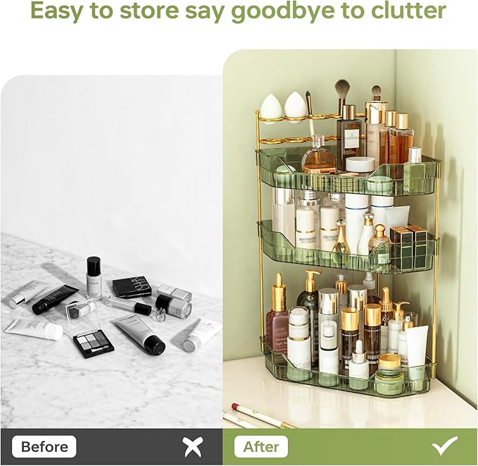 Corner Bathroom Counter Organizer - Image 3