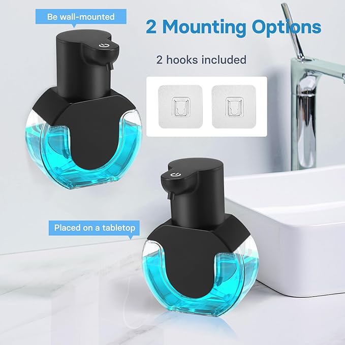 2 Pack Automatic Soap Dispenser Touchless, 14.2oz/420ML Auto Liquid Soap - Image 6