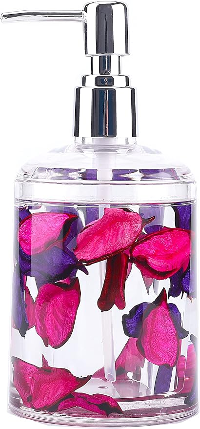 Locco Decor 5 Piece Acrylic Liquid 4D Floating Motion Bathroom Vanity Accessory - Image 4