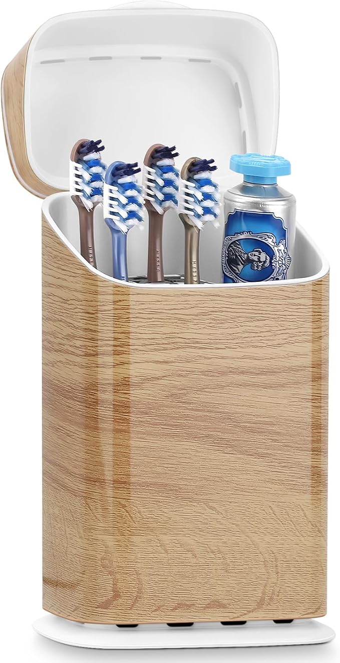 Toothbrush Holders with Cover by GFWARE