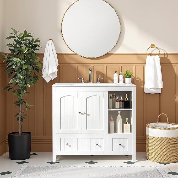 VINGLI 36" Modern Bathroom Vanity - Image 2