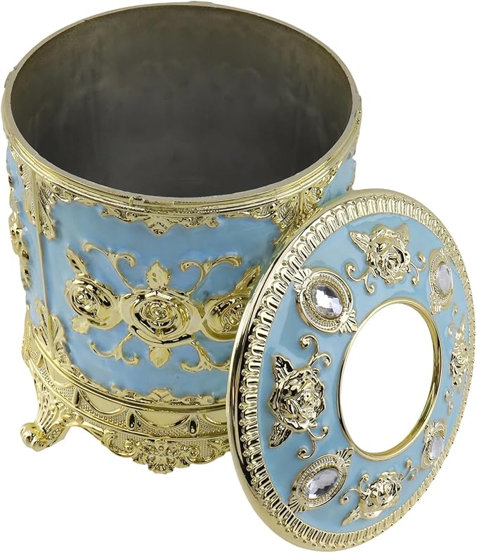 Geesatis Tissue Box Cover, Cylindrical Tissue Box Holder, Napkin Facial Tissues - Image 3
