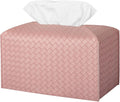 Tissue Box Cover PU Leather Tissue Holder Square Facial Tissue Case Facial by zoocatia