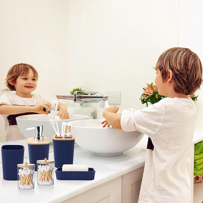 Blue Bathroom Set - Image 7