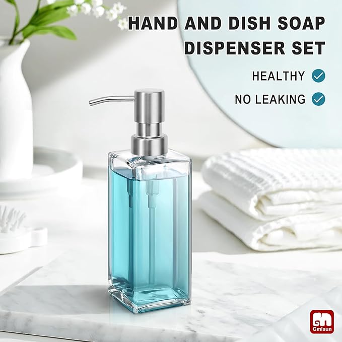 GMISUN Glass Soap Dispenser - Image 5