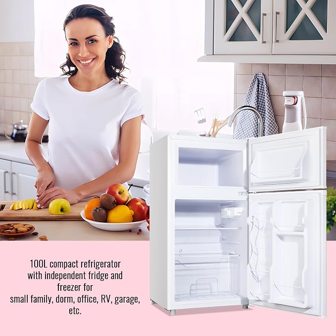 WANAI 3.5 Cu.ft Retro Mini Fridge - Image 9