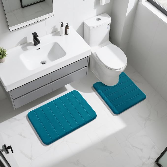 Yimobra Memory Foam Bath Mat Set 2 Piece - Image 7