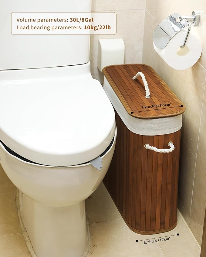 Bamboo Toilet Paper Storage - Image 8