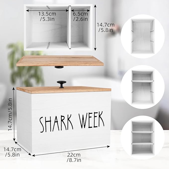Tampon Holder for Bathroom, Feminine Product Organizer - Image 3