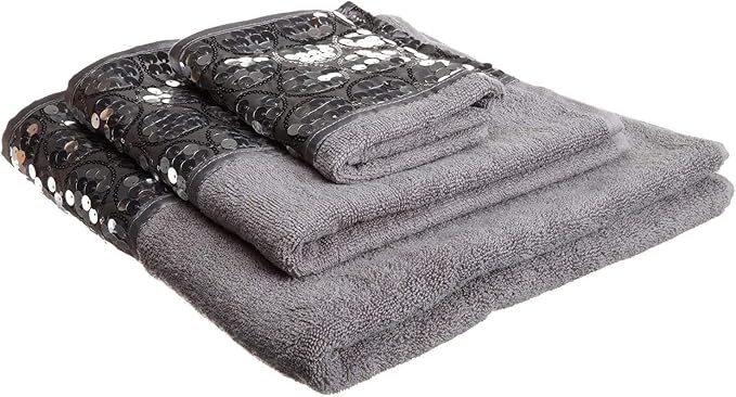 Zahari Home Sinatra Modern Bathroom Towel Set 3 Piece Towel Bath Towel - Image 4