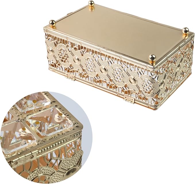 Geesatis Tissue Box Cover, Rectangle Tissue Box Holder, Rectangular Napkin - Image 4