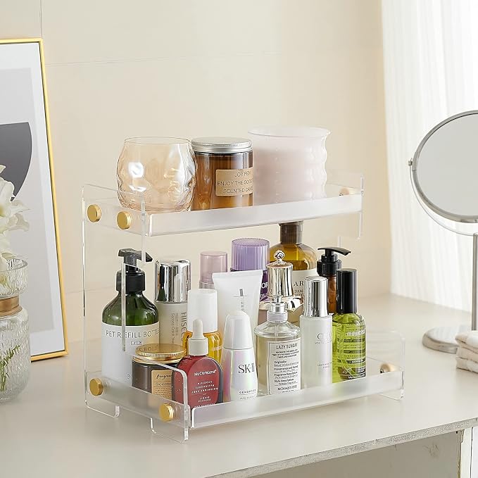 FFK Bathroom Organizer Countertop, 2 Tier Bathroom Counter Organizer Kitchen - Image 6