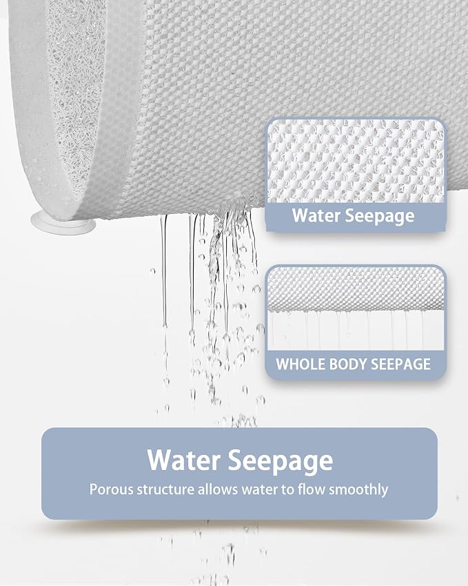 Mecko Non Slip Shower Mats, 16x40 Inch, Anti-Slip Bathtub Mats - Image 6