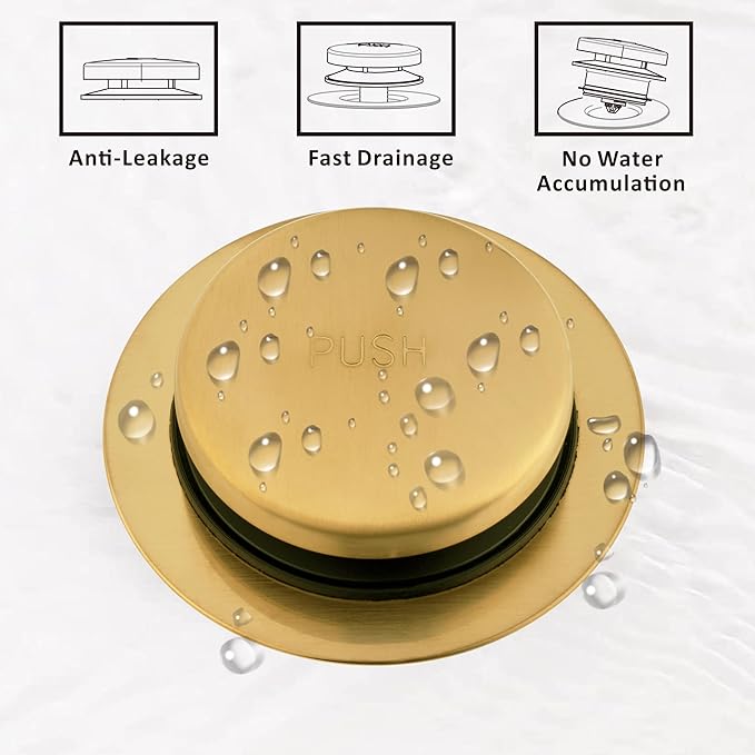 Artiwell Universal Tip Toe Bath Drain Stopper and Cover, Bathtub Drain Stopper - Image 4