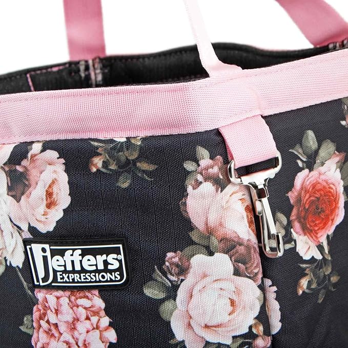 Jeffers Expression Grooming Tote Caddy, Rose Garden- Durable Ripstop Organizer - Image 5