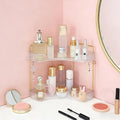 2-Tier Corner Bathroom Organizer Countertop by Trdongxu