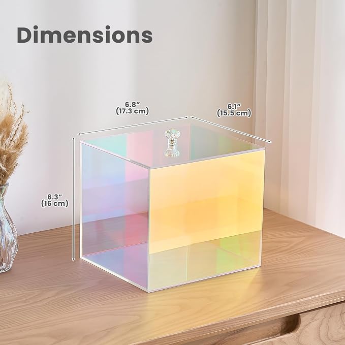 Puricon Acrylic Disposable Facial Towels Holder, Storage Bin Compatible - Image 7