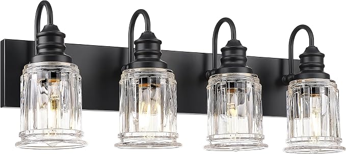 HWH 4-Light Bathroom Vanity Light, Wall Light Sconces by HWHINVESTMENT