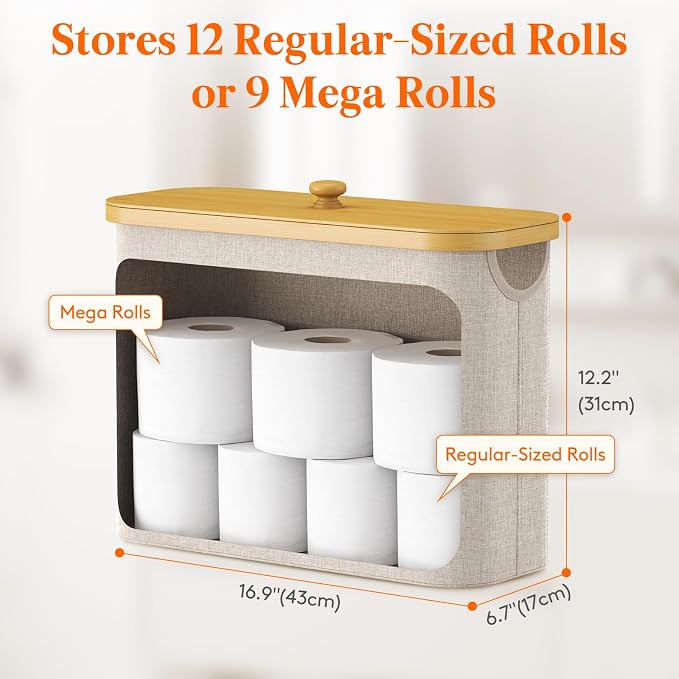 Lifewit Toilet Paper Storage Holder - Image 3