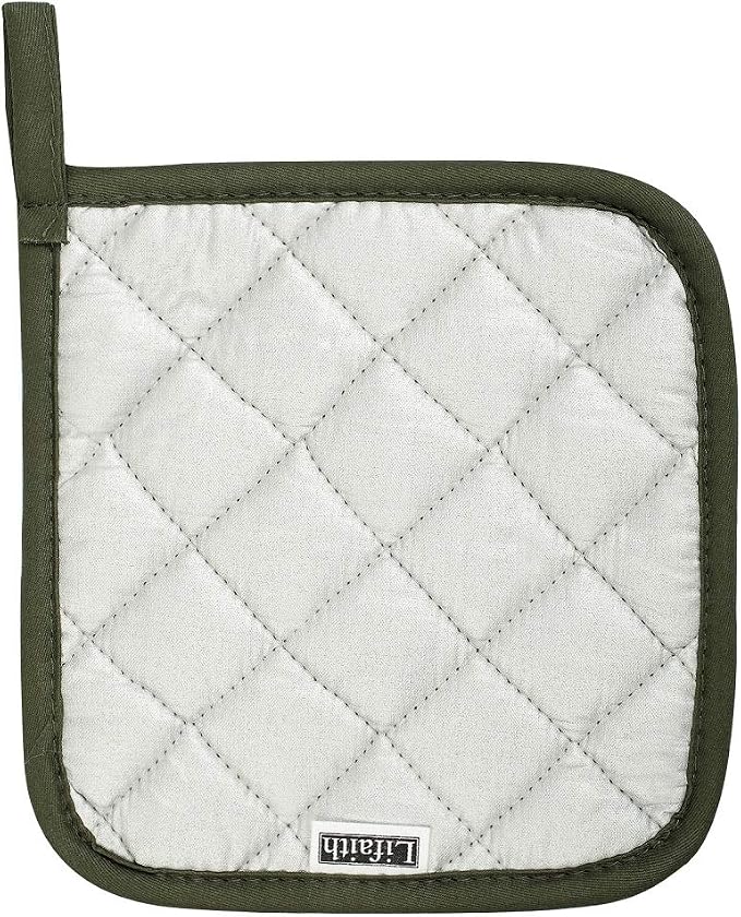 100% Cotton Potholders Kitchen Everyday Basic Terry Pot Holder Heat Resistant - Image 4