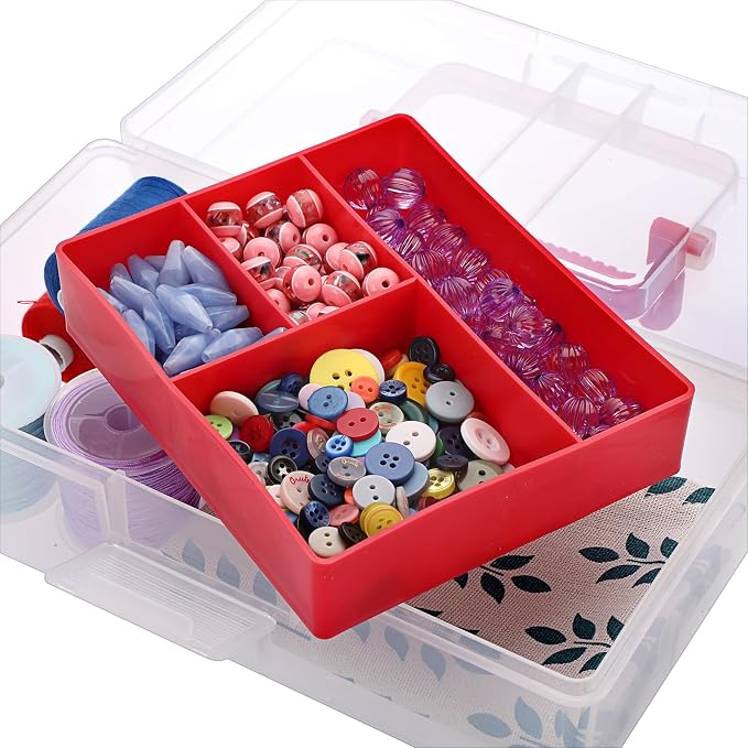 JUXYES Plastic Fishing Tackle Box Organizer - Image 4