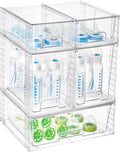 Vtopmart 5 Pack Clear Stackable Storage Drawers, Plastic Drawers by Vtopmart