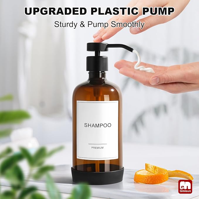 GMISUN Plastic Shampoo and Conditioner Dispenser - Image 6