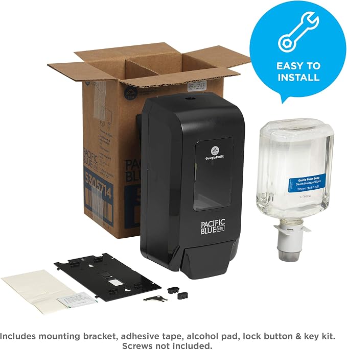 Georgia-Pacific Pacific Blue Ultra Manual Push Soap Dispenser - Image 3