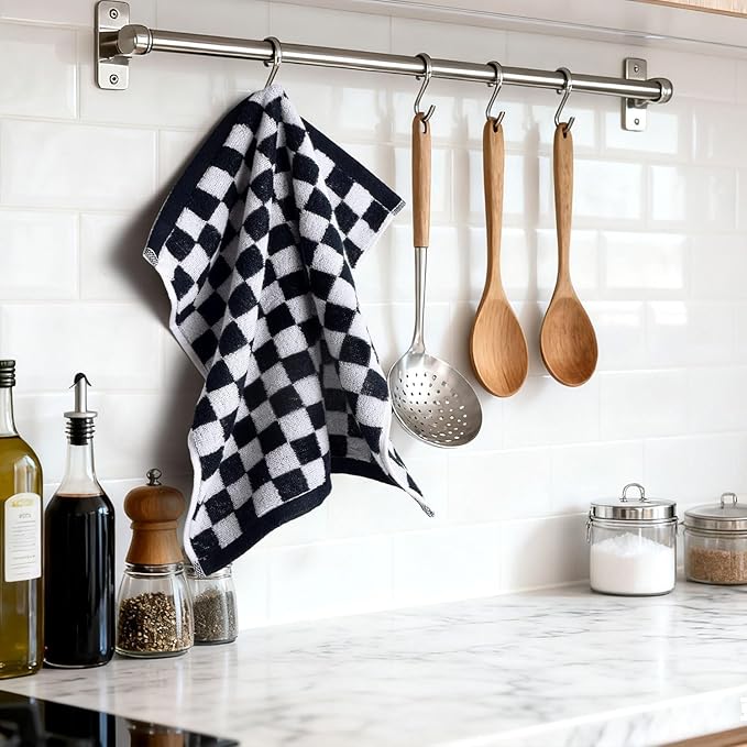 Jacquotha Wash Cloths Checkered 4 Pack - Image 4