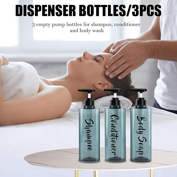 16.9oz Refillable Shower Soap Dispenser - Image 8