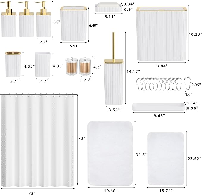 Bathroom Accessory Set - Image 3