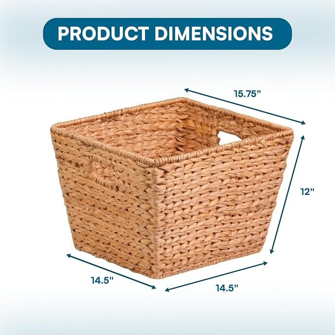 Honey-Can-Do Water Hyacinth Storage Baskets - Image 10
