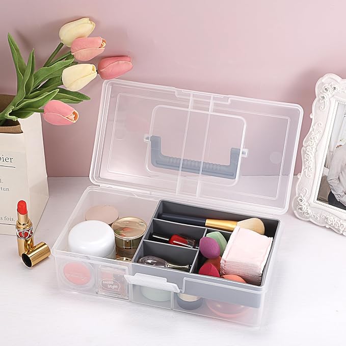 JUXYES Plastic Carry Storage Box - Image 3