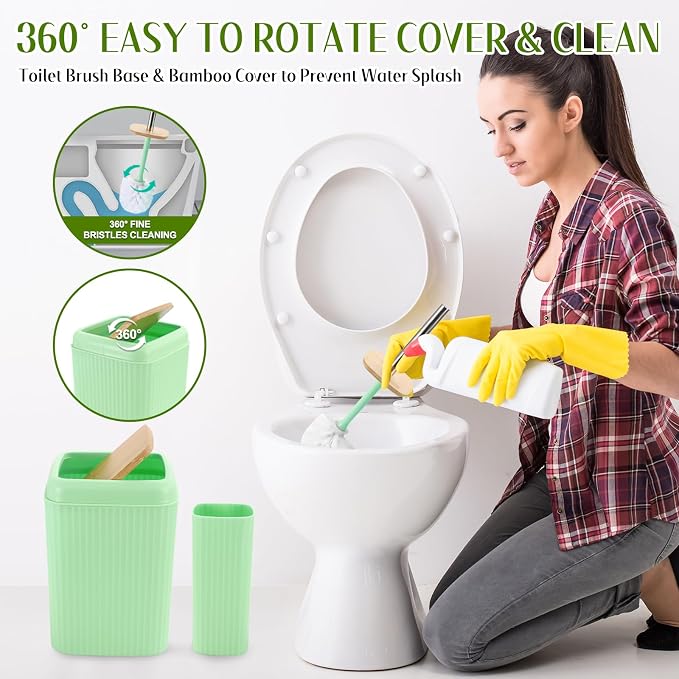 Green Bathroom Accessories Set 17PCS Bathroom Set - Image 4