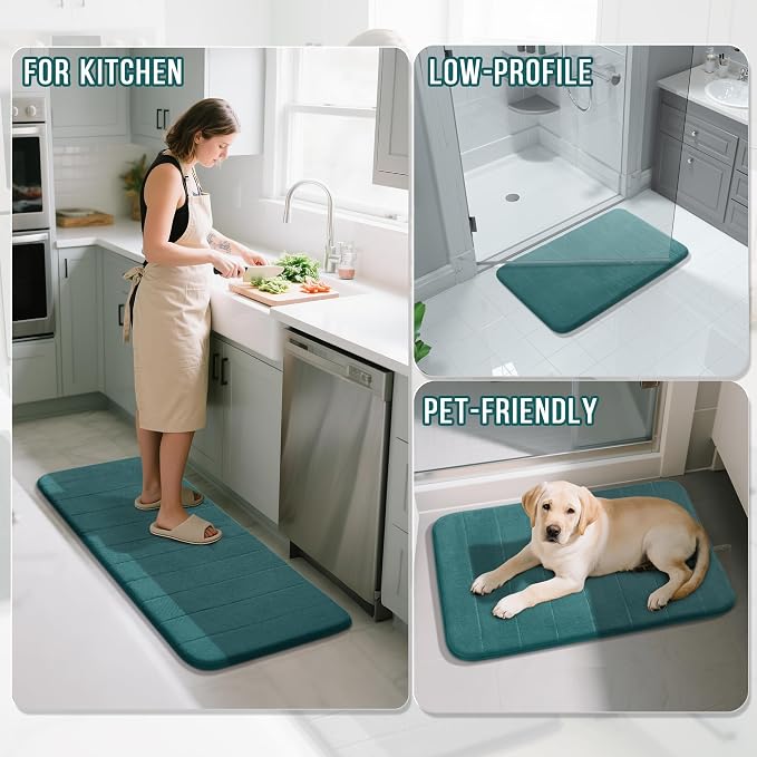 Yimobra Memory Foam Bath Mat Set 2 Piece - Image 6