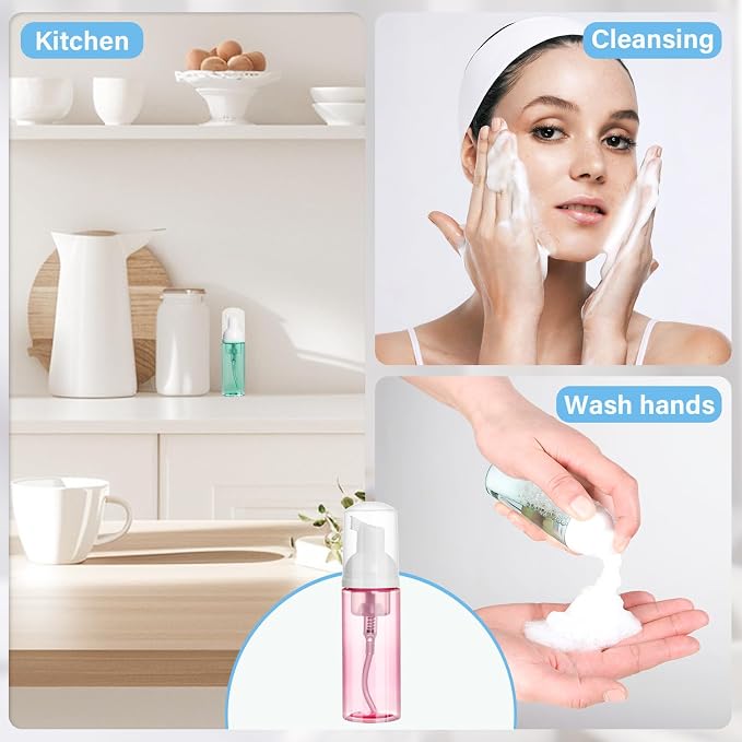 2oz Travel Foam Pump Bottle, Lash Cleanser - Image 6
