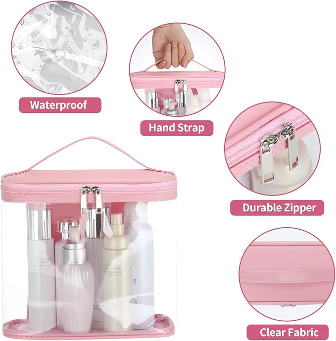 Heavy Duty Leak Proof Clear Travel Bags - Image 7