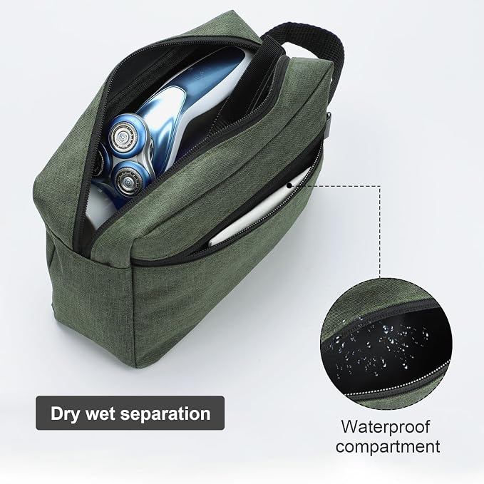 Etercycle Toiletry Bag for Men, Portable Travel Toiletry Organizer Bag - Image 3