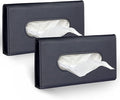 Car Tissue Holder, 2 Pack Sun Visor Napkin Holder, Premium PU Leather, Car Mask by Langmeil