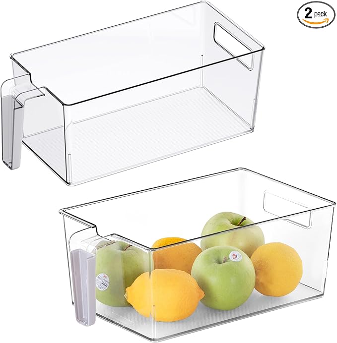 vacane 2 Pack Refrigerator Organizer Bins by vacane