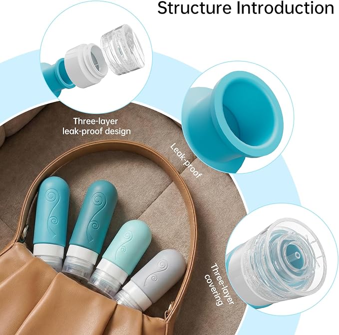 vodvob 16 Pack Travel Bottles Set - Image 6