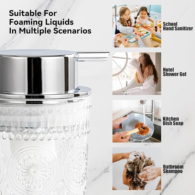 Glass Foaming Soap Dispenser - Image 3