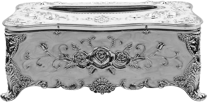 9.45"x5.43"x3.94" Luxurious Rose Tissue Box - Image 4